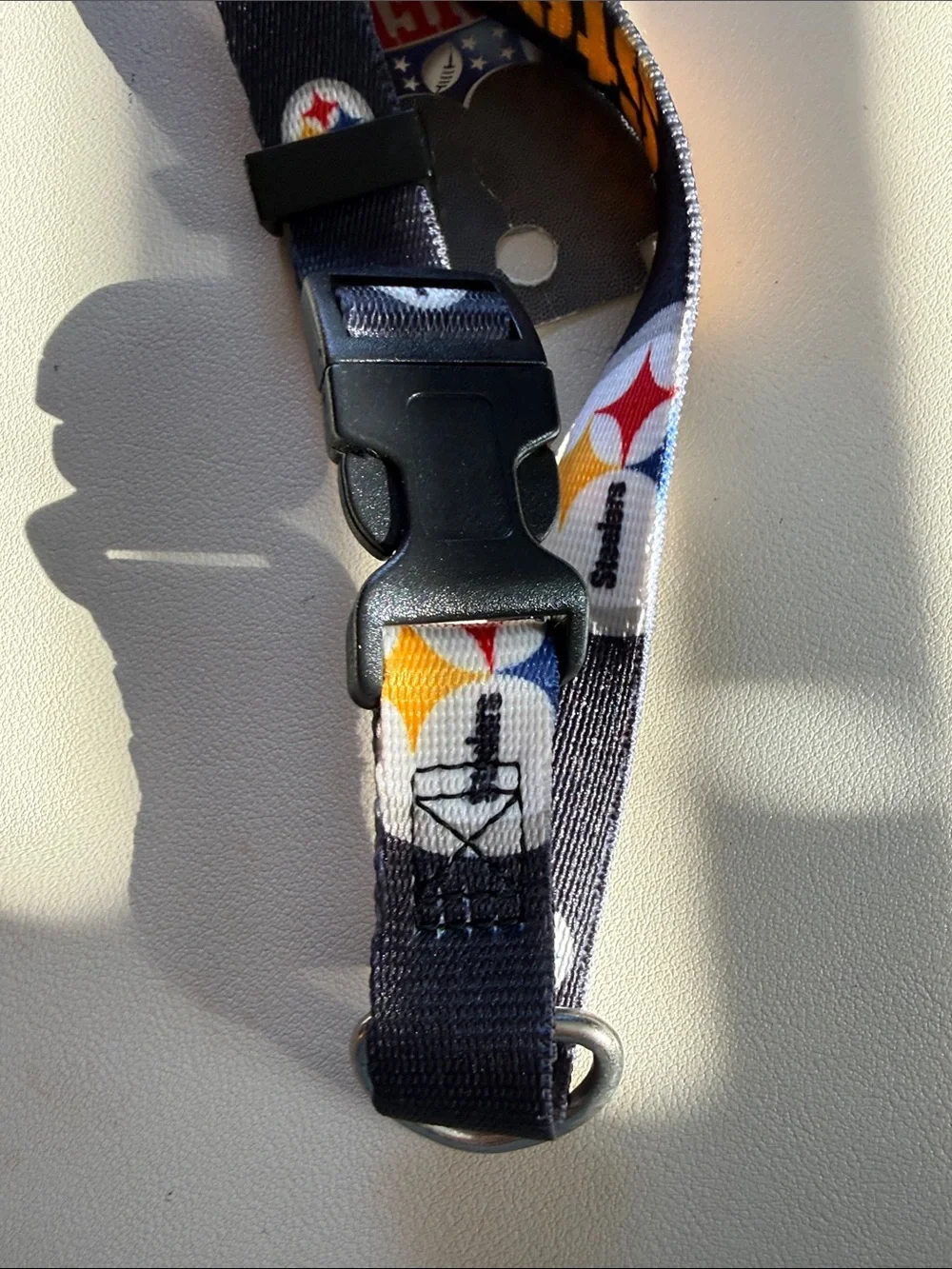 NFL Pittsburgh Steelers Black and Yellow Dog Collar